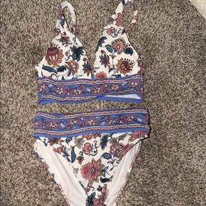 Floral Print Bikini Set